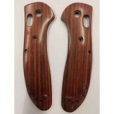 New 1 Pair Wood Grip Handle Scales For Benchmade Griptilian 551 Knives picture