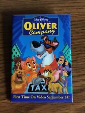 VINTAGE-1996 WALT DISNEY “OLIVER & COMPANY” MOVIE PROMO RELEASE PIN BUTTON-NEW picture