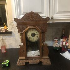 WM L Gilbert Clock Co. General As is no tested what you see is what you get picture