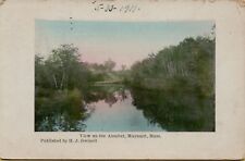 1911 Landscape View on the Assabet Maynard MA Postcard D18 picture