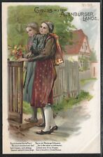 Gruss aus dem Altenburger Lande, Saxony, Germany, Very Early Postcard, Unused picture