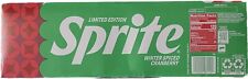 NEW 2023 LIMITED EDITION SPRITE WINTER SPICED CRANBERRY 12 PACK 12 FLOZ CANS BUY picture