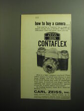1958 Zeiss Contaflex Camera Advertisement - How to buy a camera picture