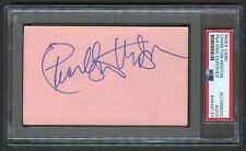 Charlton Heston signed autograph Vintage 3x5 The Ten Commandments / Ben-Hur PSA picture