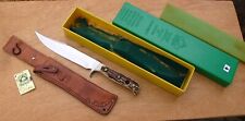 Vintage Puma 6396 Bowie Knife Stag Handle with Case and Sheath Handmade Germany picture