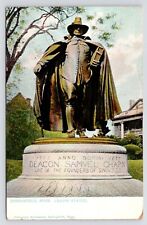 c1907 Puritan Chapin Statue Springfield Mass Hampden County MA PC Postcard picture