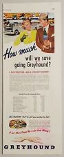 1949 Print Ad Greyhound Buses Happy Couple Save Money Going by Bus picture