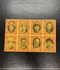 1930’s EXHIBITS SUPPLY CO. STAR PICTURES 10 STAMPS UNCUT POST CARD Rare picture