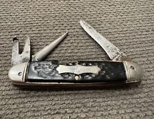 Vtg Camillus Cutlery Co Camillus NY USA Boy Scouts Pocket Knife Bone picture