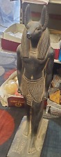 Handmade God Anubis Statue , Large Statuette from Egyptian Stone picture
