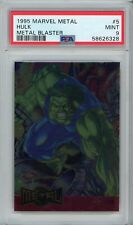 1995 Marvel Metal Metal Blaster 5 Hulk  PSA 9 picture