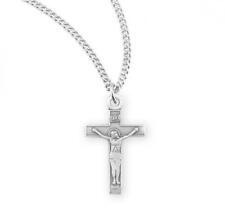 Beautiful Sterling Silver Basic Crucifix Comes with 13in L chain picture