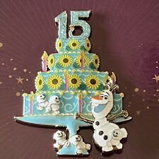 Disney DEC D23 15th Anniversary Olaf Cake  LE 300 Pin Frozen  D23 picture