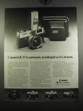 1971 Canon Canonet QL 17 Camera Ad - Canonet QL 17. As automatic at midnight picture
