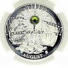 World 3 Semi-Best Certified Swarovski 2013 Niue Silver Coin Pf69Uc picture
