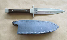 Case XX P62-4 1/2 SS Boot Knife w/Sheath Sold by Hoffritz *Rough Shape Bent Tip* picture