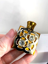 Dazzling  Vintage perfume bottle.  Jeweled mini.  Wiesner?   c. 1940s-50s. picture