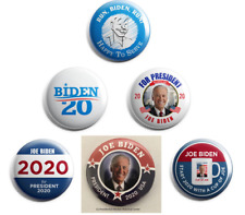 Joe Biden For President 2020 Campaign Buttons (Set of 6 pins, 2.25 inches) picture