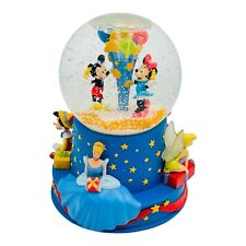 Walt Disney's 100th Birthday Mickey Minnie Small World Musical Water Snow Globe picture