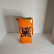 Vtg The George & Dragon Orange Advertising Pitcher/Jug Carltonware England  picture