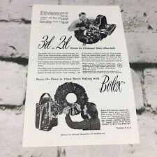 1953 Print Ad Bolex Camer Christmas Holiday Advertising Art picture