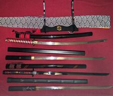Previously Owned Katana & Ninjatō Japanese Swords Carbon Steel Blade w/ Scabbard picture
