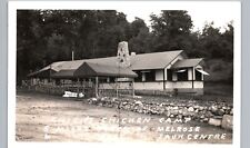 CHICK'S CHICKEN CAMP 1940s sauk centre mn real photo postcard rppc diner history picture