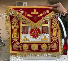 Masonic Royal Arch Grand Deluxe Style Hand Embrodiered Apron picture