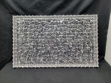MID-CENTURY MODERN RETRO LUCITE TRAY ice bark texture 19x12 inch picture