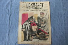 1872 MAY 19 LE GRELOT NEWSPAPER - LA LOI SUR L'IVRESSE - FRENCH - NP 8586 picture
