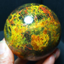 TOP 669.6G 73MM Natural Polished Realgarstone Crystal Ball Healing  A1716 picture
