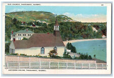 c1920's Old Church Ancienne Eglise Tadoussac PQ Canada Unposted Postcard picture