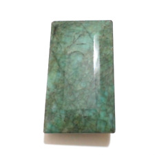 Beautiful Brazilian Green Emerald Faceted Octagon Shape 855 Crt Loose Gemstone picture