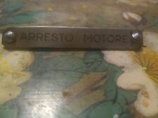 Vintage Antique Italian Automobile Tag Emblem Nameplate WOW EXTREMELY RARE picture