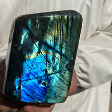 2.7lb Large Natural Labradorite Quartz Crystal Display Mineral Specimen Healing picture