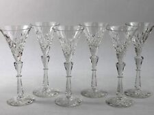 Libbey Rock Sharpe Crystal 1010 Sherry Glasses Set of 6 picture