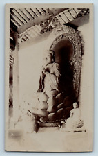 1920s Real Photo, Idol of Buddha at Howlik, Si-Kiang West River Xi River, China picture