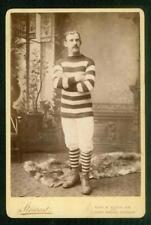 S10, 752-1, 1880s, Cabinet Card, Football Player in Uniform from Elgin, Scotland picture
