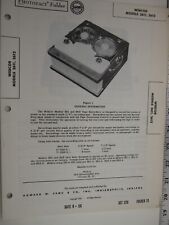 SF 1950's Sams Photofact WEBCOR  Model   2611, 2612  BIS picture
