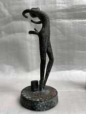A Ballerina Monkey Candle Holder Bronze Statue 10