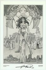 History of the DC Universe SIGNED George Perez Comic Art Print ~ Wonder Woman picture