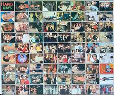 Happy Days TV Show Trading Base Card Set 72 Cards Duocards 1998 SHIPPED IN PAGES picture