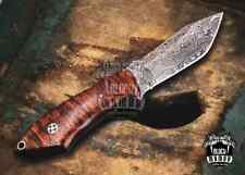 Wakizashi Knife 8.2 Inches Long 4 Inches Blade 7 Ounces Damascus Fixed Blade picture
