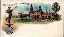 1901 PAN AMERICAN EXPOSITION BUFFALO MACHINERY BLDG PRIVATE MAILING CARD 25-289 picture