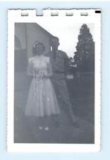 Vintage 1930's 40's Photo US Army Officer Wedding Day 5.5