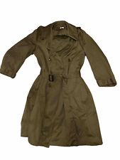 Military Overcoat Trench Green Sigmund Eisner 1946 Large Excellent picture