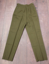 VTG Women's Vietnam War Era WAC Wool Field Slacks Sz 18 1970s NOS US Army Pants picture