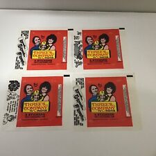 1978 Three's Company Wax Pack Wrapper No Cards   Lot Of 4 picture