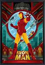 Sideshow Iron Man Fine Art Print by Mike Whale HD Aluminum Framed 16 x 24 picture
