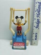 Vintage Mickey Mouse Tricky Trapeze Plastic Toy picture
